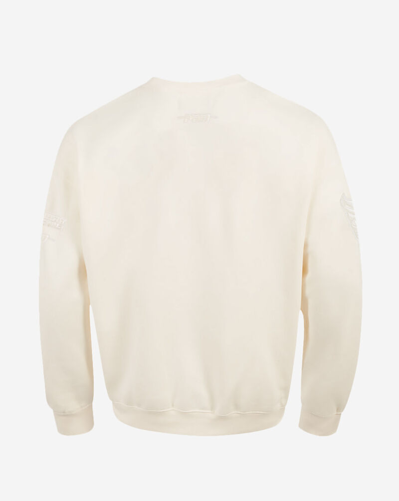 PRO STANDARD New York Liberty Neutral Drop Shoulder Fleece Crewneck WNL570011-EGG cream 3
