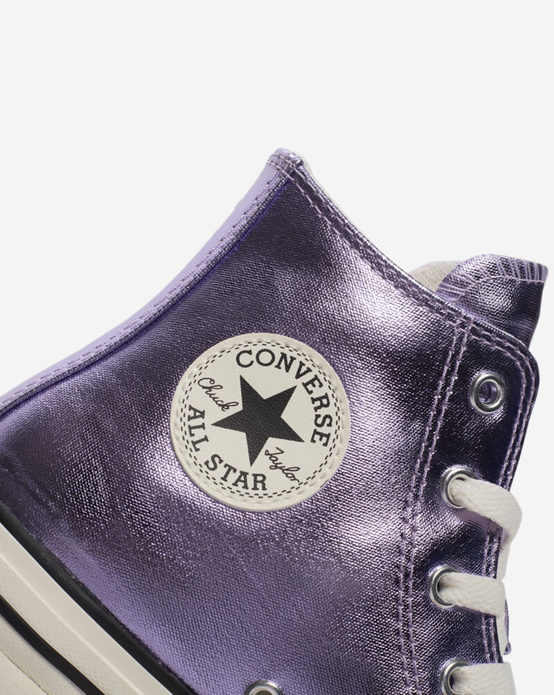 Converse Grade School Chuck Taylor All Star EVA Lift Canvas Platform A13449C Purple 8