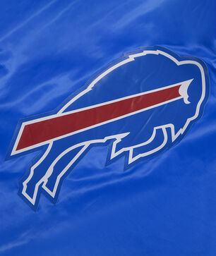Buffalo Bills Big Logo No Fill Satin Jacket