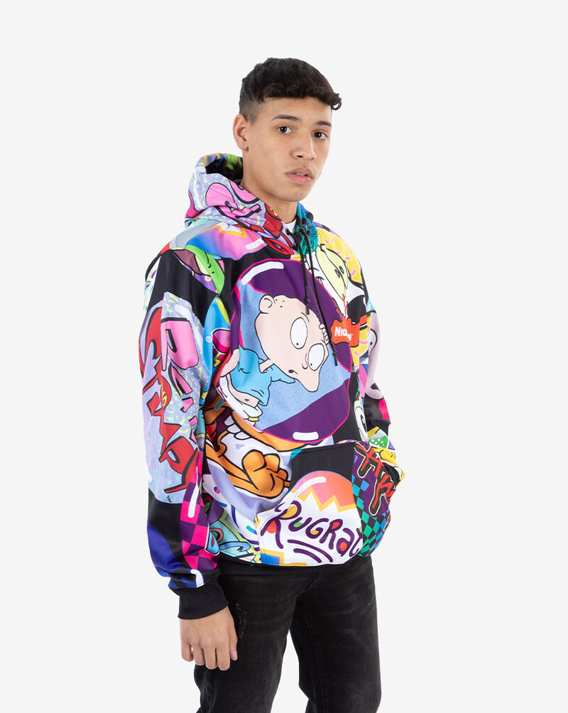 Shop MEMBERS ONLY Rugrats Hoodie MN080304-BLK multi | SNIPES USA