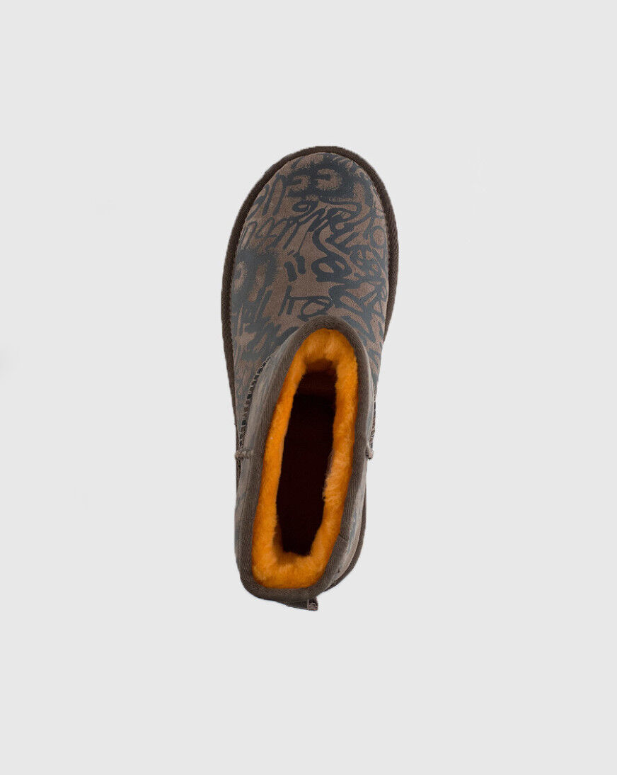 Shop Ugg Classic Mini Street Graffiti 