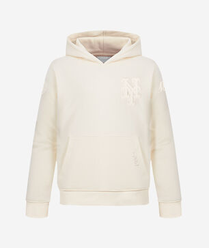 Big Boys' New York Mets Neutral Fleece Pull Over Hoodie