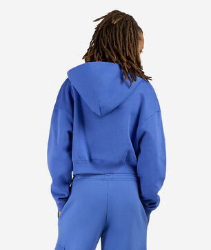 NSW Phoenix Fleece Oversized Cropped Henley Hoodie