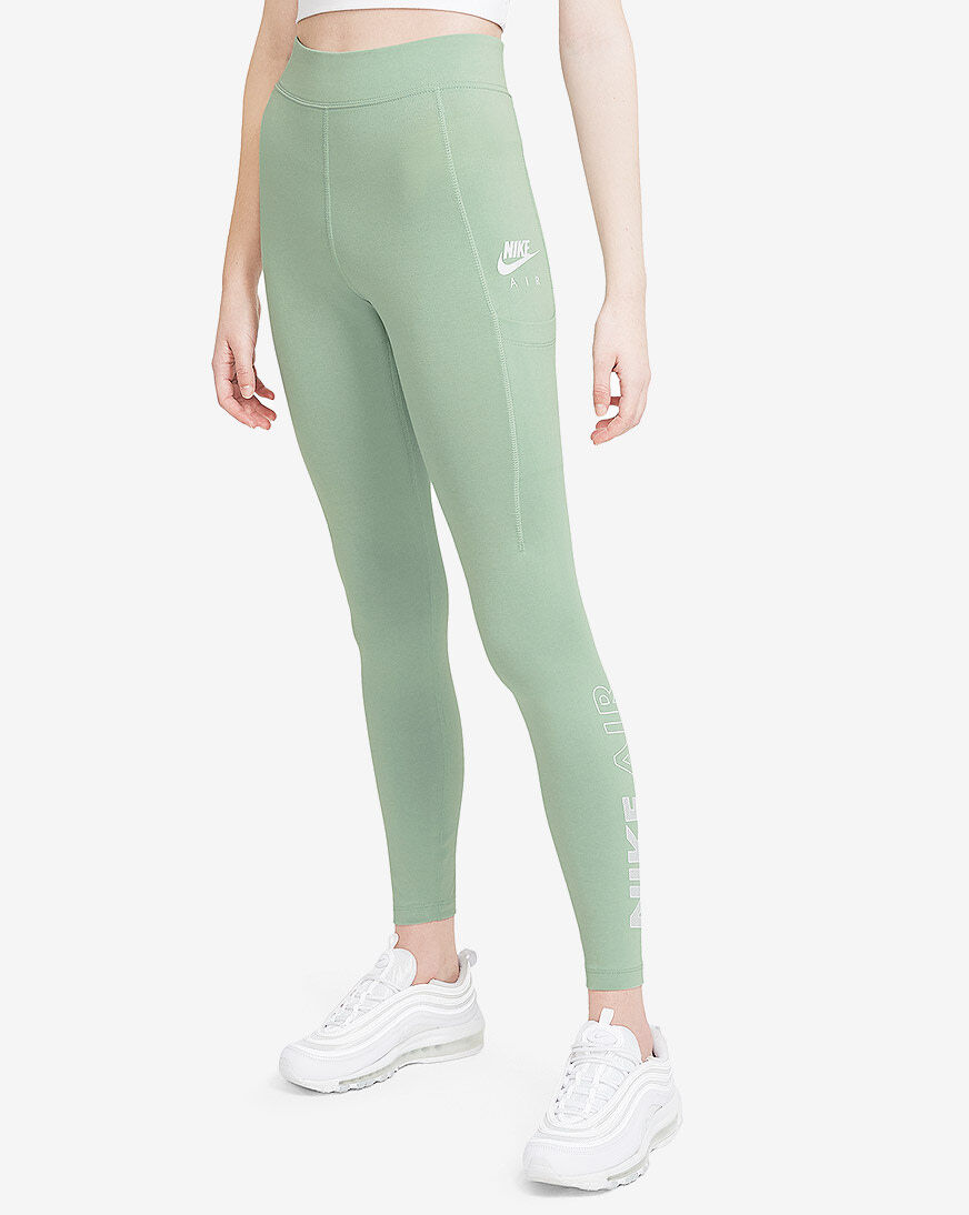 Nike air leggings green clearance