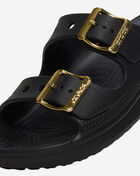Crocs Saturday Metallic Buckle Sandal 213316-001 Black 8