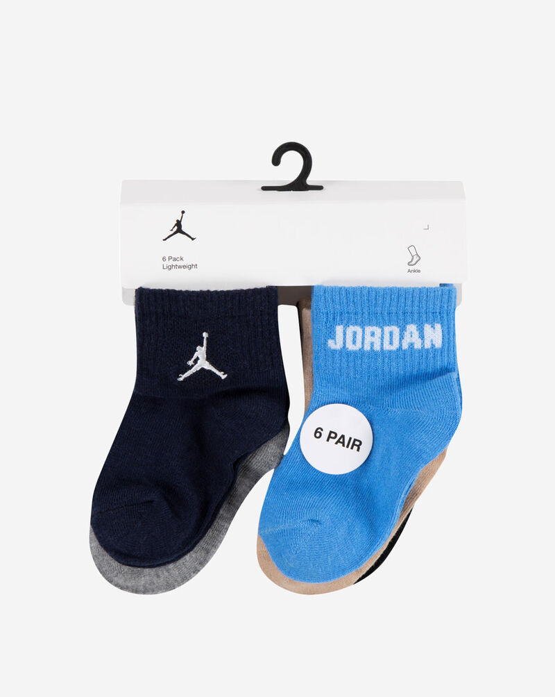 Jordan Toddler Everyday Essentials 6Pk Ankle Socks NJ0734-695 Multi 3
