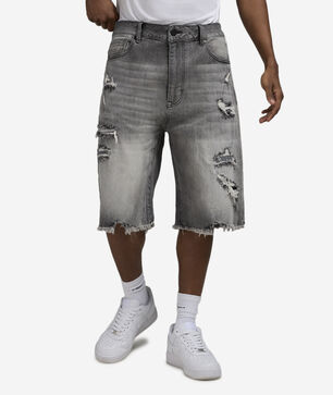 Skater Fit Denim Shorts