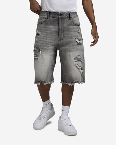 Skater Fit Denim Shorts