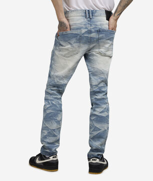 Vintage Wash 5-Pocket Basic Jeans