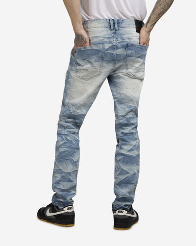 Vintage Wash 5-Pocket Basic Jeans