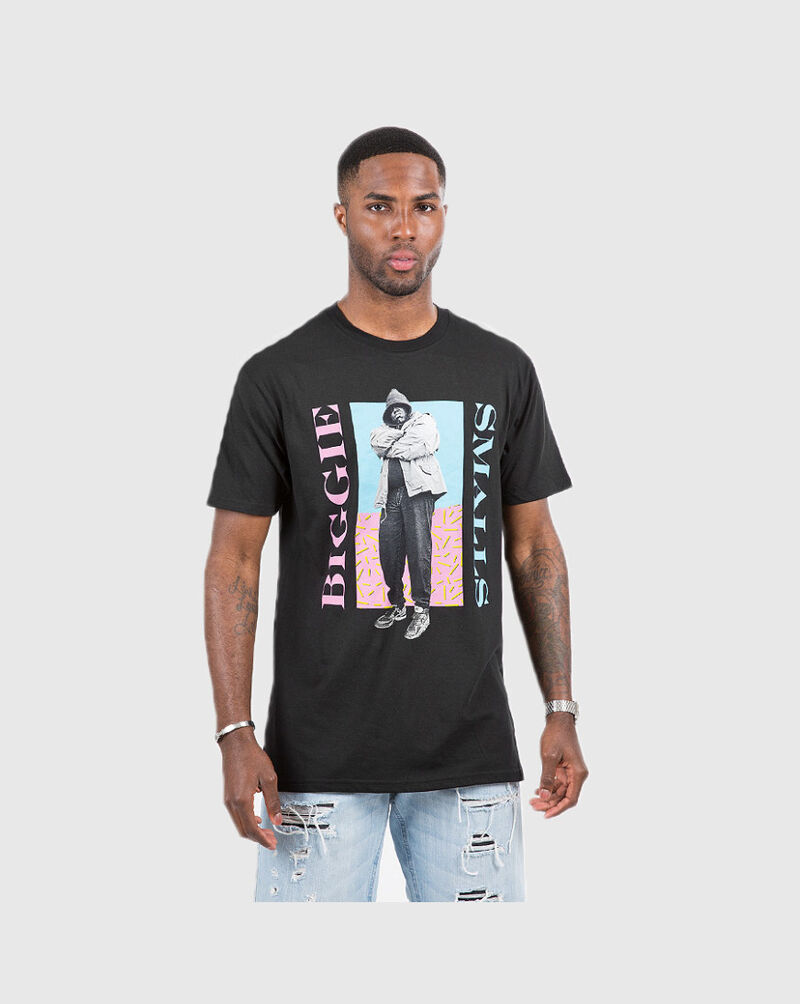 Graphic Tees Biggie Smalls "Pose" T-Shirt 10040279 Black 1
