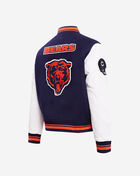 PRO STANDARD Chicago Bears Retro Classic Rib Wool Varsity Jacket FCHH44001-MOM Blue 3