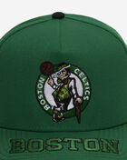 New Era 9Fifty Boston Celtics Visor Scripts A-Frame Snapback Hat 60974193 Green 2