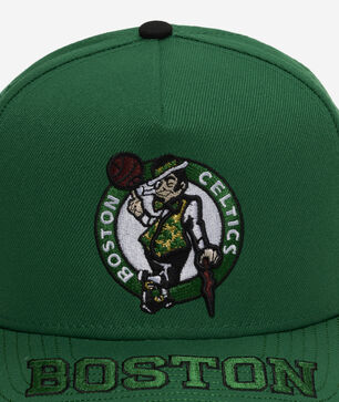 9Fifty Boston Celtics Visor Scripts A-Frame Snapback Hat