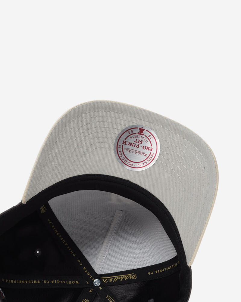 Mitchell  Ness Los Angeles Dodgers Pro Pinch Suede Two Tone Snapback Hat HP16808-LADGREY Grey 3