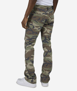 Stacked Camo Pants