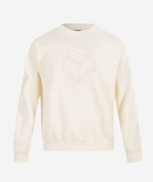 New York Liberty Neutral Drop Shoulder Fleece Crewneck