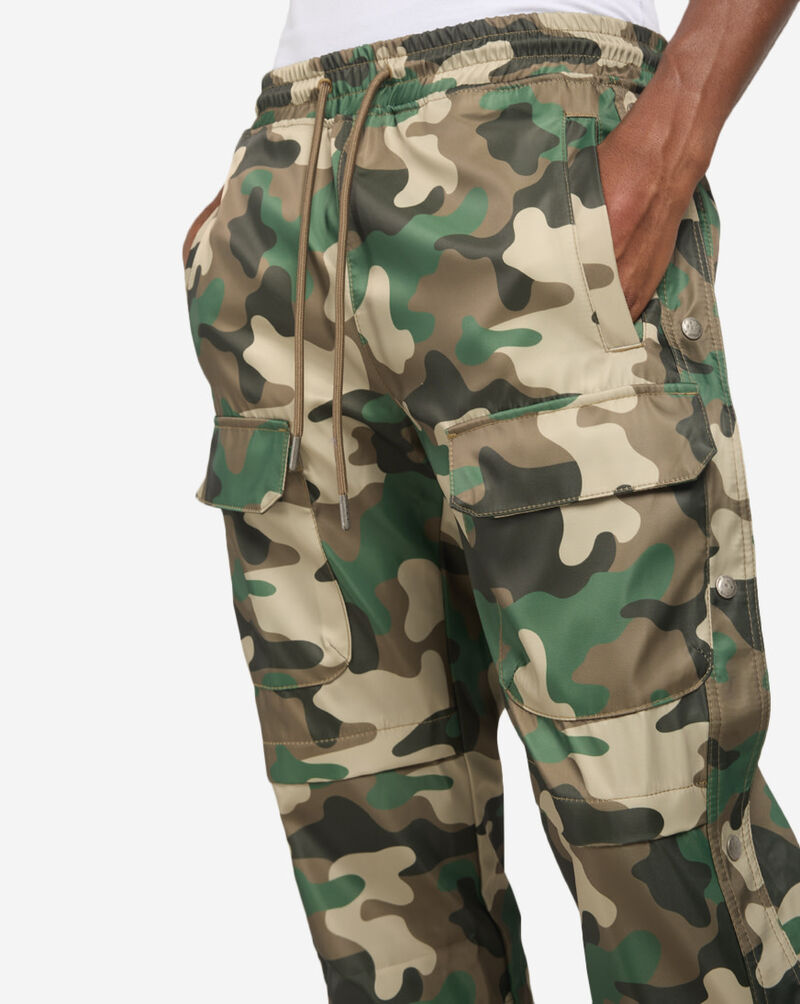 SNIPES Woven Nylon Cargo Pants FW26-MA009-237 Camo 3