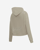 Chicago White Sox Neutral Cropped Fleece Pull Over Hoodie