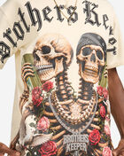 STREETZ IS WATCHIN Brothers Keeper Tee SIW5378-CRM cream 3