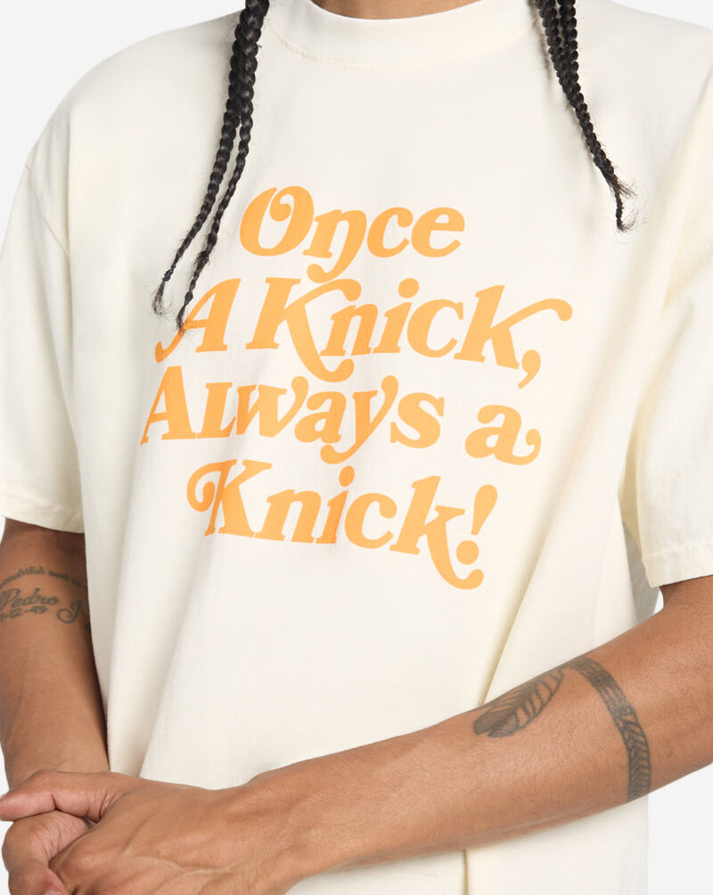 Mitchell  Ness New York Knicks Cream Once a Knick T-Shirt SS22436-NYKCREA cream 3
