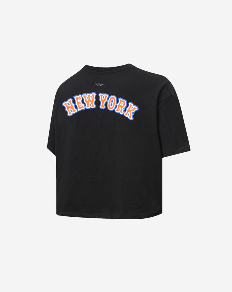 PRO STANDARD New York Mets Classic Boxy Tee  LNMA34576-BLK Black 2
