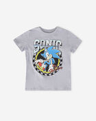 Graphic Tees Grade School Sonic Tee M6SB545-B-HGY Grey 1