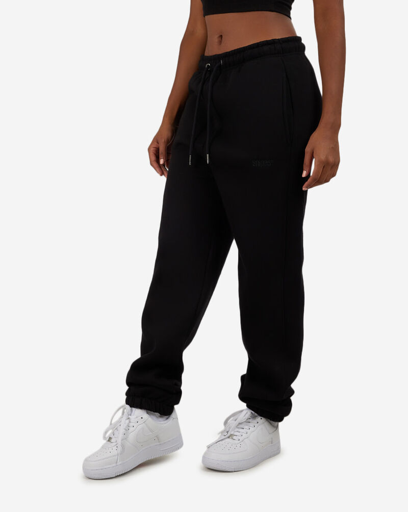 Shop SNIPES Small Logo Essential Slim Sweatpants SNQ423002W-BLK black