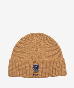 Solid Flag Bear Beanie