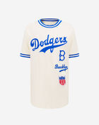 Big Boys' Brooklyn Dodgers Retro Classic Striped Rib Tee