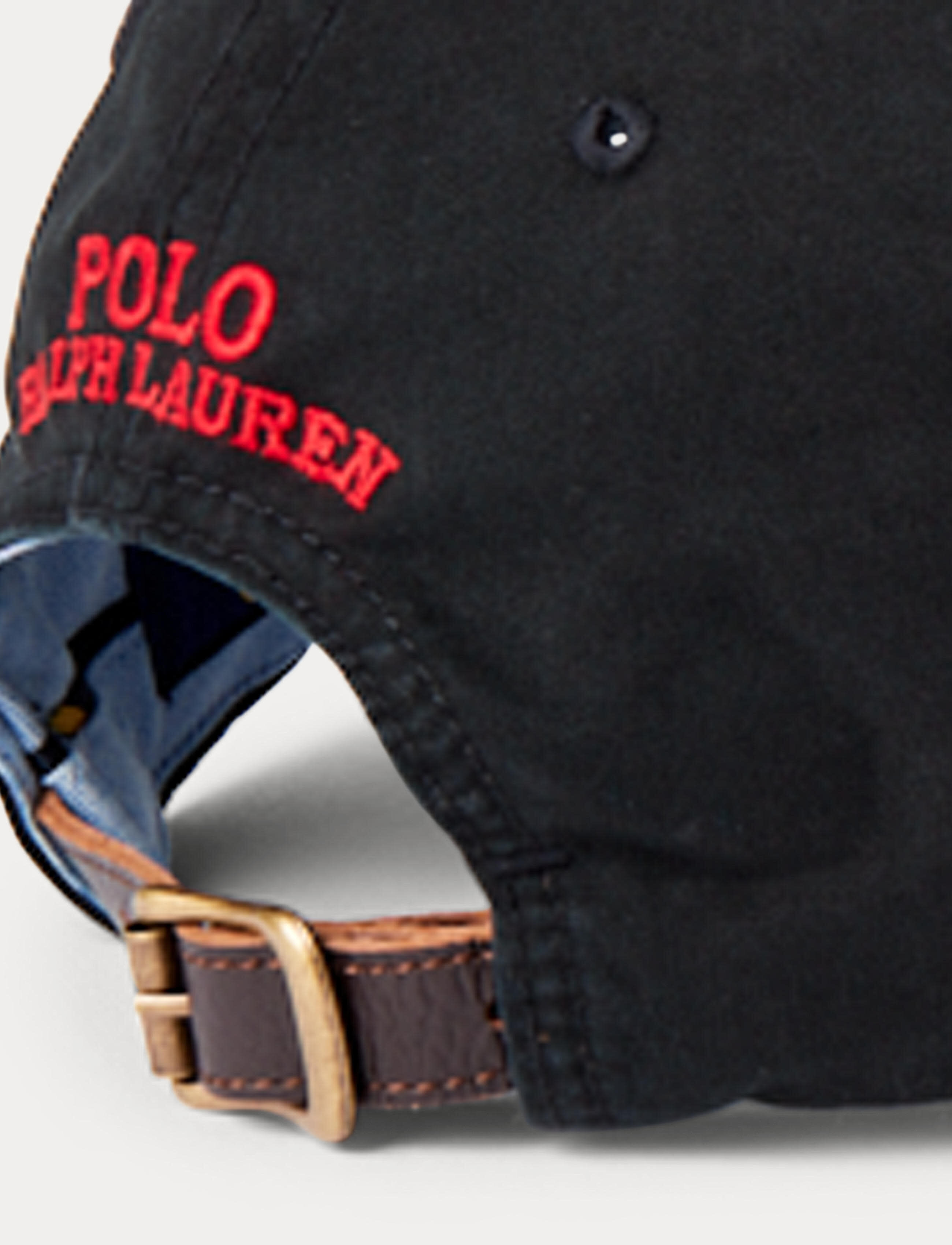 Shop Polo Ralph Lauren Stretch Chino Cap 710787241008 black