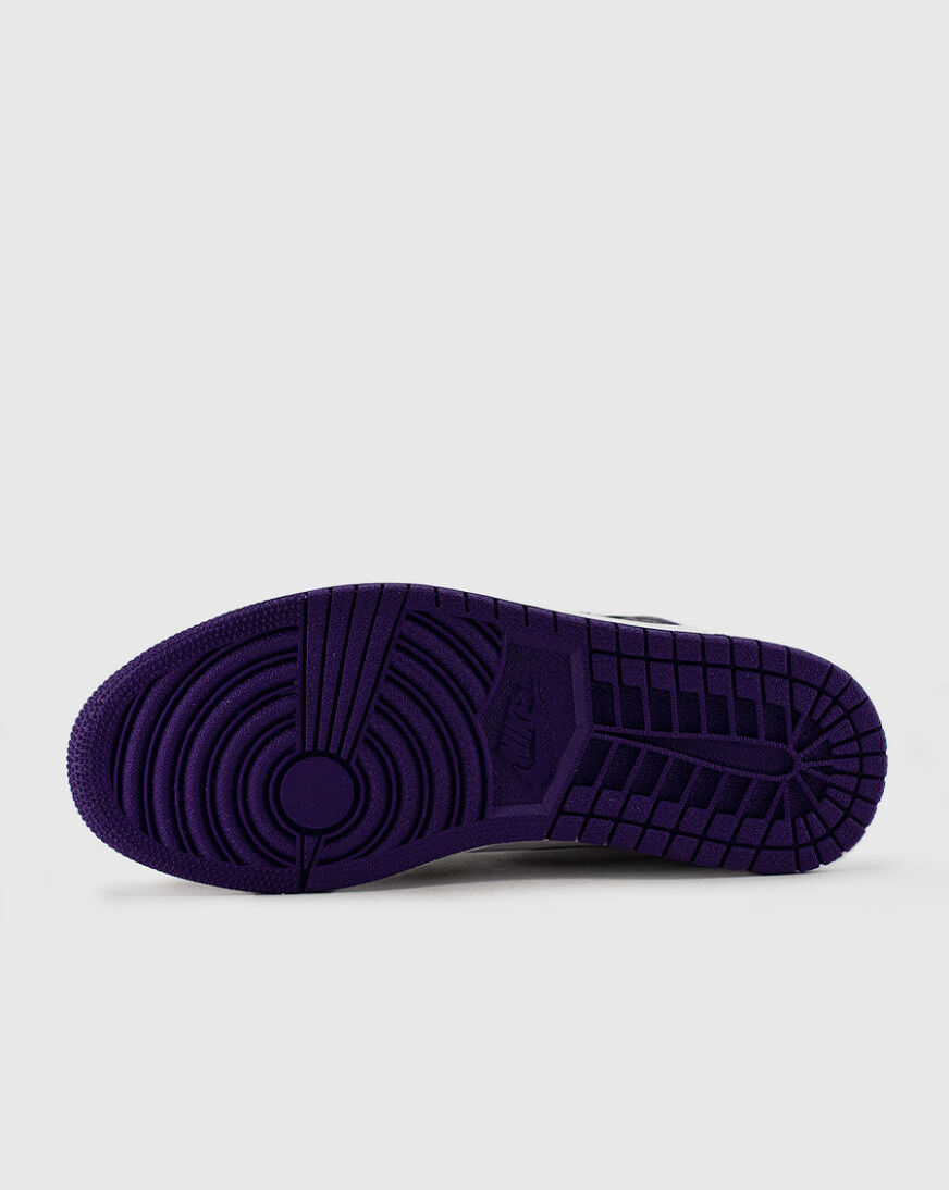 air jordan 1 black white purple