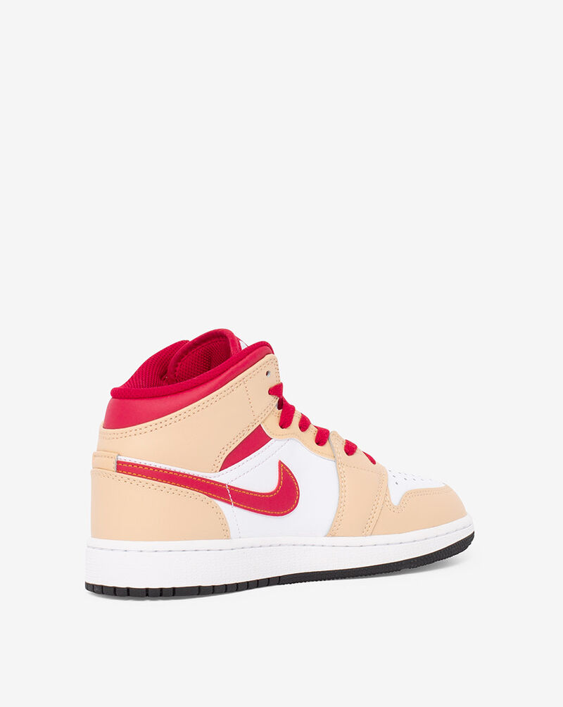 Jordan Grade School Air Jordan 1 Mid 554725-201 White 3