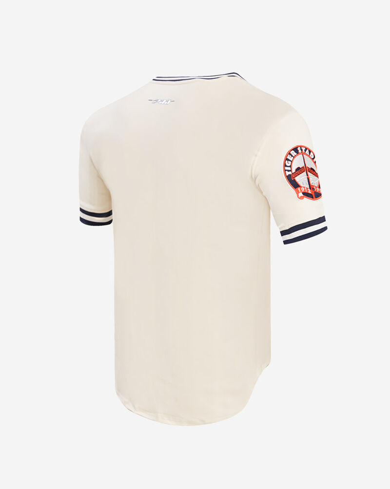 PRO STANDARD Detroit Tigers Retro Classic Striped Tee LDT135497-EMN cream 3