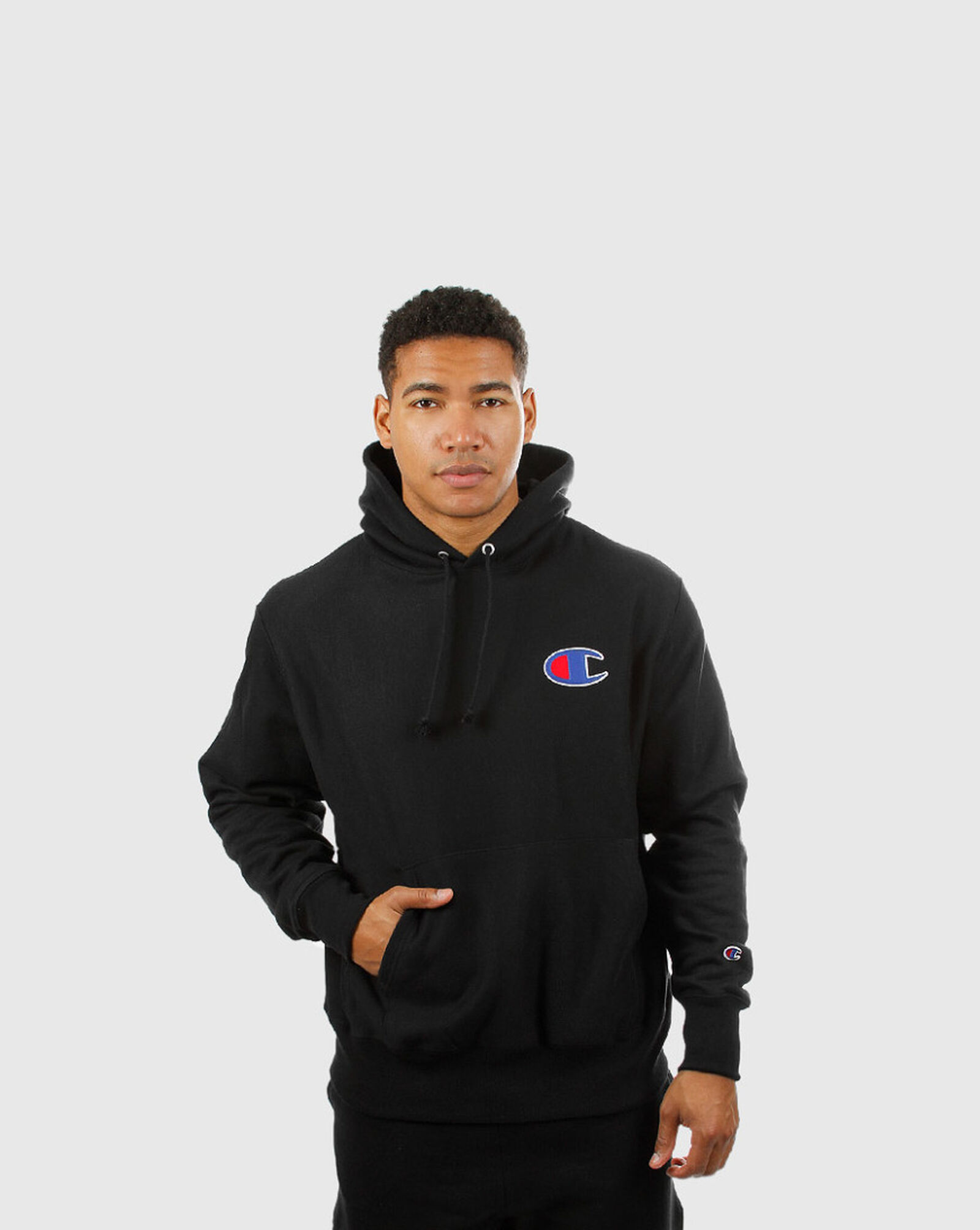 musiker fond spyd Shop Champion Reverse Weave Pull Over Hoodie GF68-BKC black | SNIPES USA