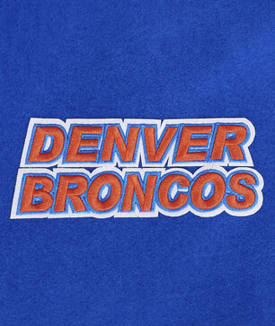 Denver Broncos Retro Classic Rib Wool Varsity Jacket