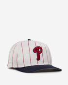 New Era 9Fifty Philadelphia Phillies Satin Pinstripe Snapback Hat 60724066 White 1