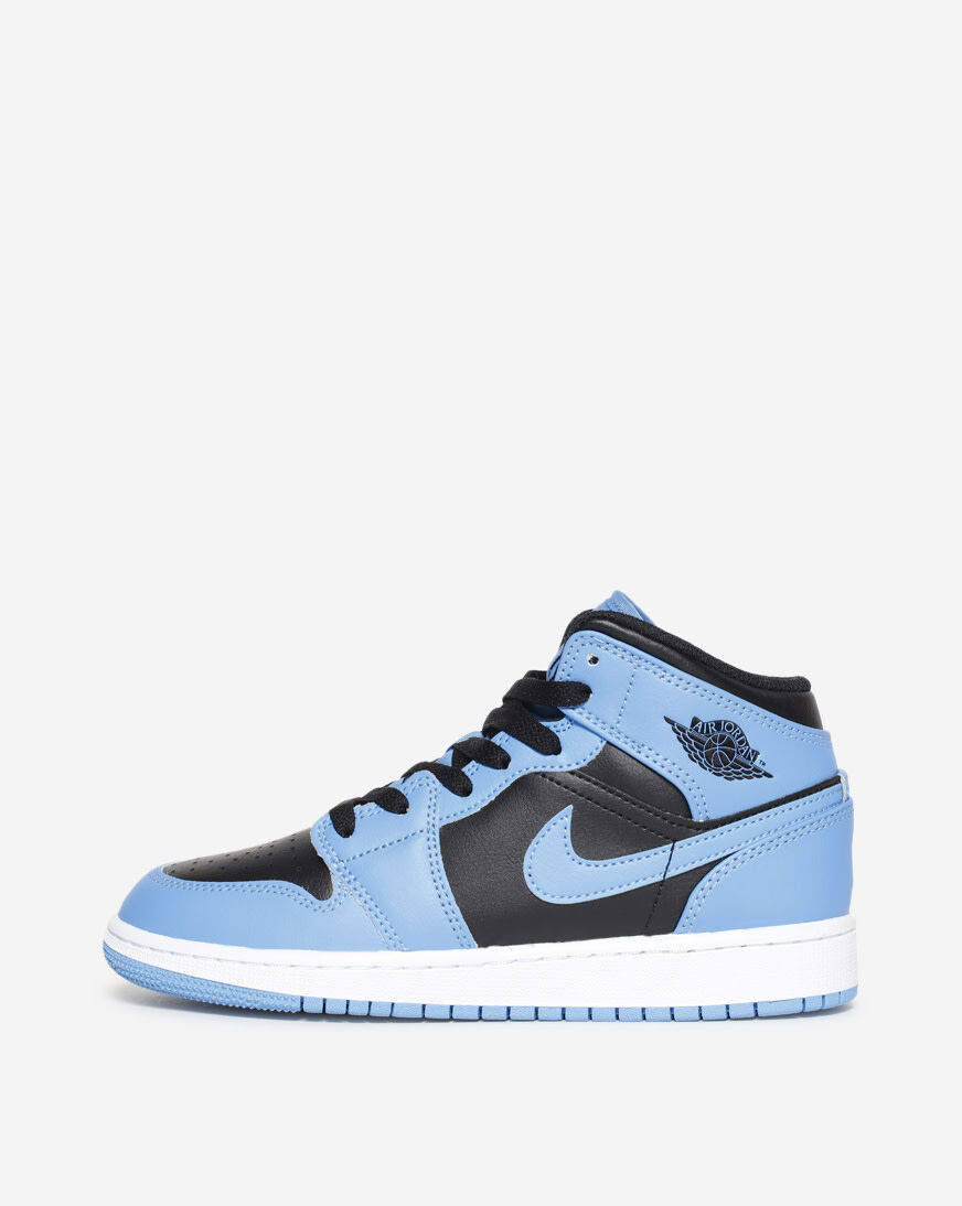 jordan 1 mid laser blue snipes