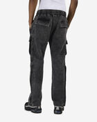 Bag Mafia Washed Cargo Sweatpants DEC-1000-BLK Black 2