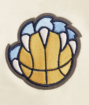 Memphis Grizzlies Retro Classic Rib Fleece Cropped Pullover Hoodie