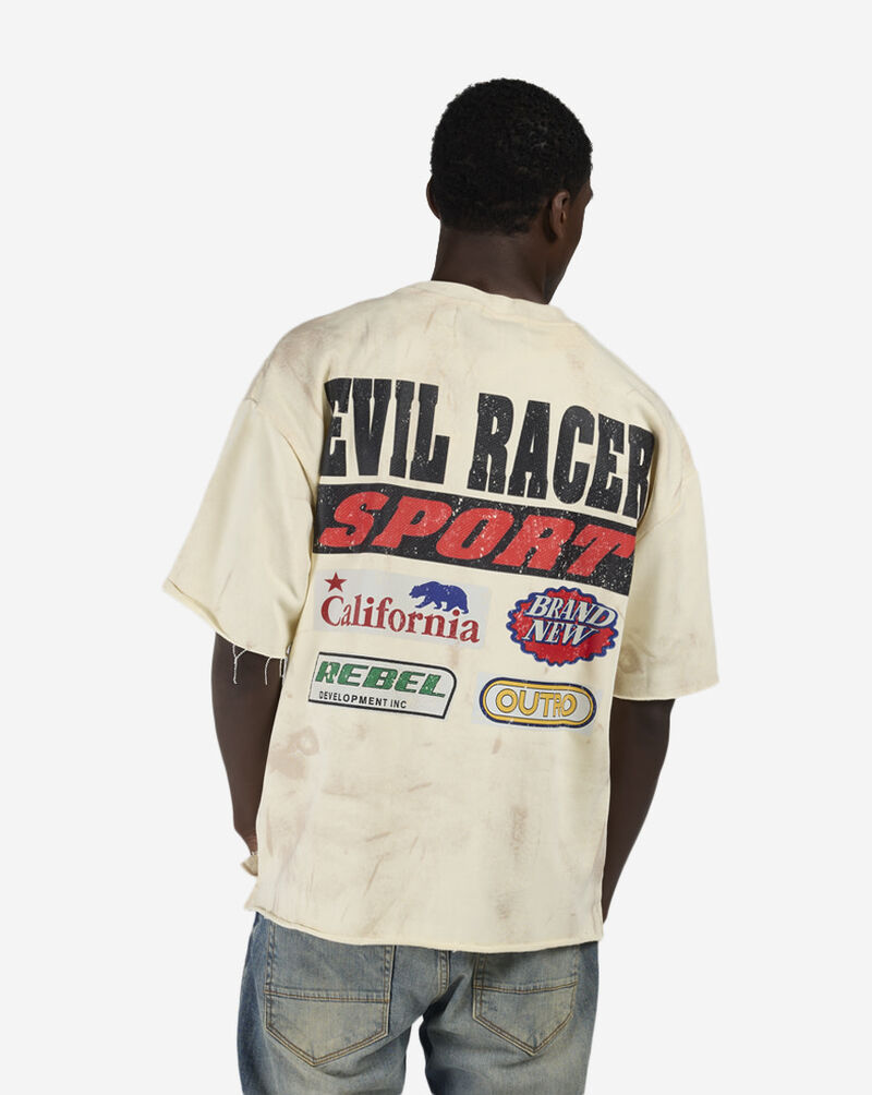 BKYS Apparel Evil Racer Regular Tee T1451RSP-OFF cream 2