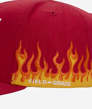 Everything Is F Flame Twill Trucker