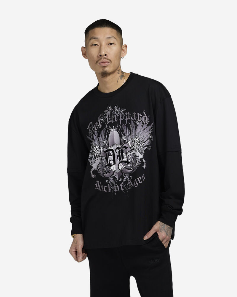 Freeze Max Def Leppard Department of Rock Tee D110028-BLK Black 1