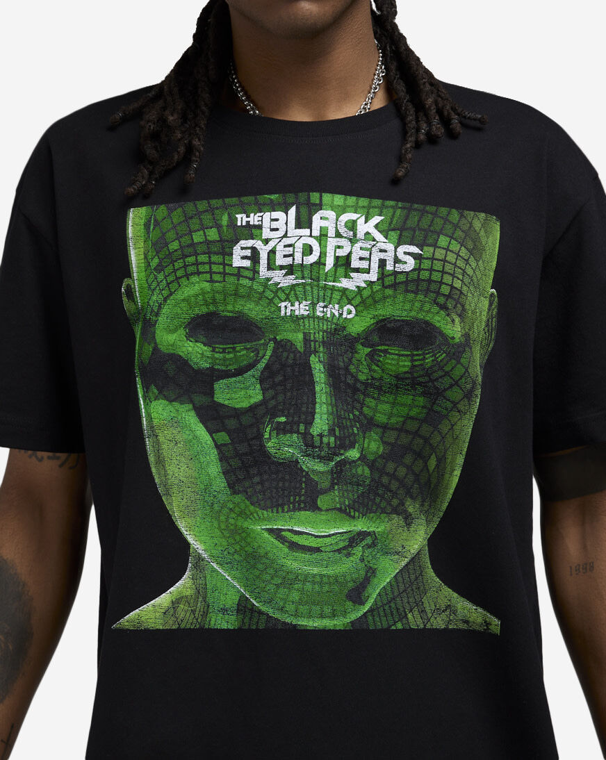 Shop Authentic Retro Black Eyed Peas End Tee C10017END-BLK black