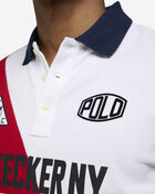 Classic Fit Mesh Graphic Polo Shirt