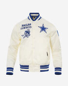 Dallas Cowboys Retro Classic Rib Satin Jacket