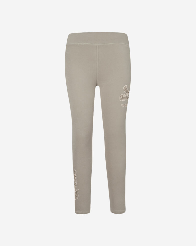 PRO STANDARD Big Girls' St. Louis Cardinals Neutral Legging LSCBG314974-TAU Beige 1