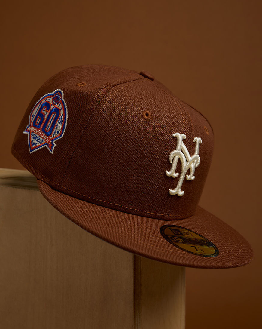 Shop New Era 59Fifty New York Mets Fitted Hat 70958611 brown