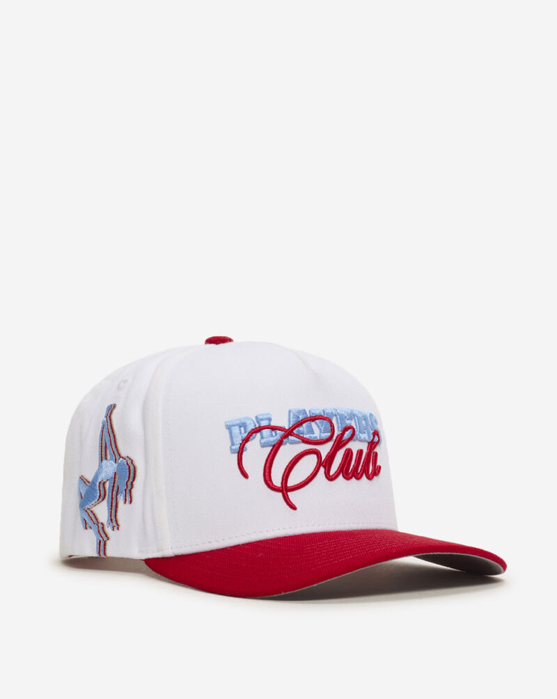 Field Grade Players Club Full Wool Acrylic Twill Mesh Back Trucker Hat 1006393 White 1