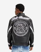 Smoke Rise Club Cricut Racing PU Jacket  WO26F588SN-BLK Black 2